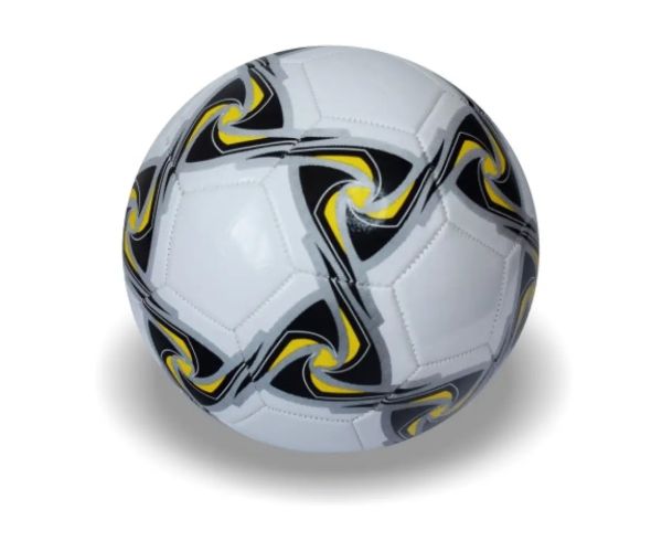 Farebná futbalová lopta z umelej kože vo viacerých variantoch 22cm