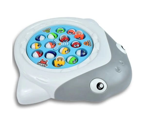 BabyFish: Žralok - Elektrická otáčajúca sa rybárska hračka so zvukom