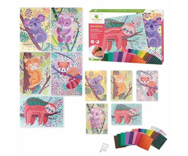 StickN Fun set na výrobu moziakového obrazu - Rozkošné zvieratá