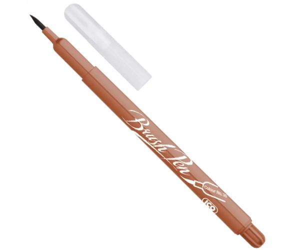 ICO: Fixka štetcová - tmavohnedá (30) Z10 (brush pen)