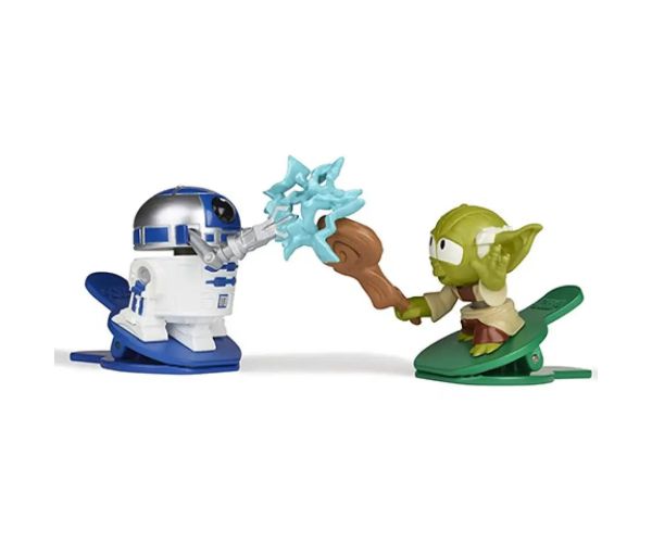 Star Wars Battle Bobblers R2-D2 vs Yoda štipcová figúrka - Hasbro