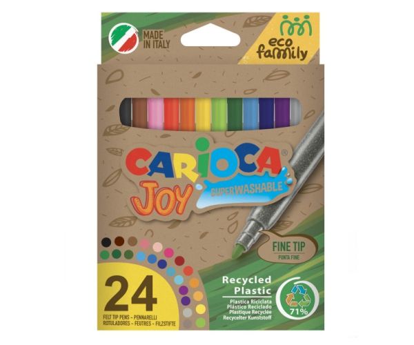 Eco Family Joy 24db-os színes filctoll szett - Carioca