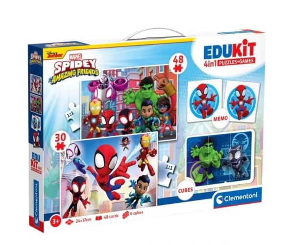 Edukit: Spidey 4 az 1-ben játékgyűjtemény - Clementoni