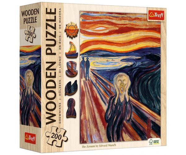 Edvard Munch: A sikoly 200db-os fa puzzle - Trefl
