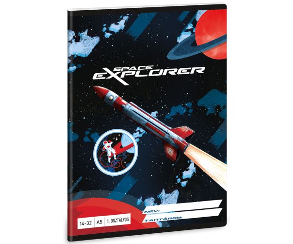 Ars Una: Space Explorer A/5 linkovaný zošit pre 1. ročník 14-32