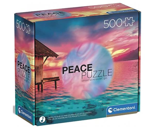 Peace Puzzle: Ži pre dnešok 500ks puzzle - Clementoni