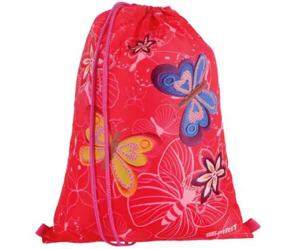 Spirit: Butterfly školská taška s LED, batoh - 5 dielny set
