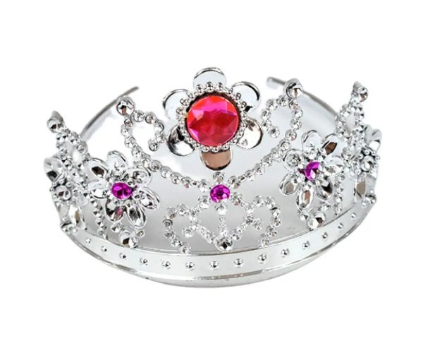 Set krásy princeznej s diadémom, vlásenkou, náušnicami a čarovnou paličkou