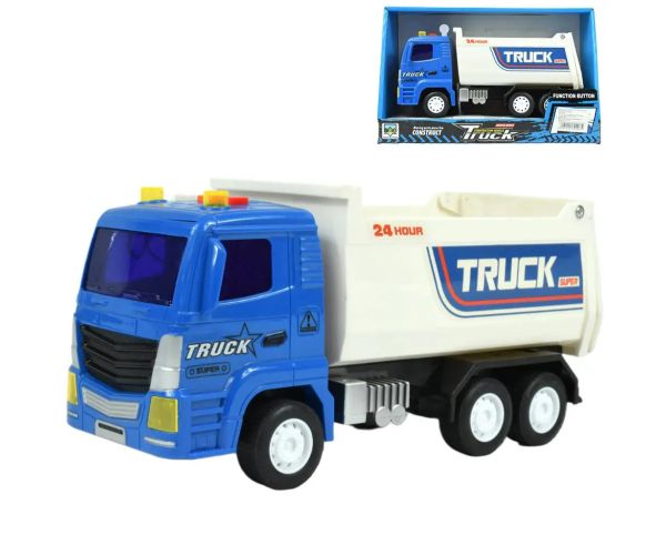 Super Truck: Modré nákladné auto so zotrvačníkom 23cm