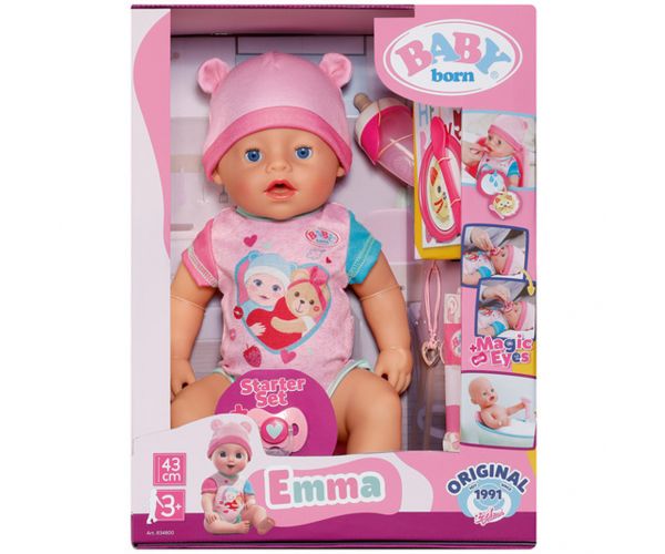 Baby Born: Emma interaktív bábika set s doplnkami 43 cm - Zapf Creation