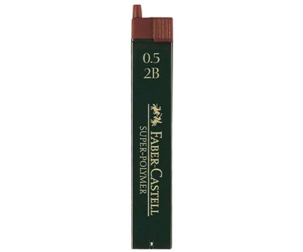 Faber-Castell: Super Polymer náplň do pentelky 0,5mm, 12ks, 2B
