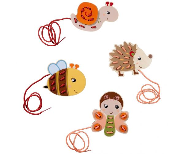 Eichhorn: Állatos fűzős fajáték - Simba Toys