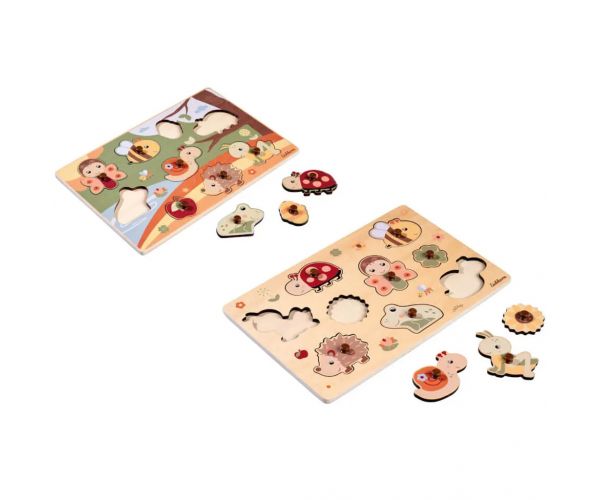 Eichhorn: Fa állatos fogantyús puzzle többféle változatban 1db - Simba Toys