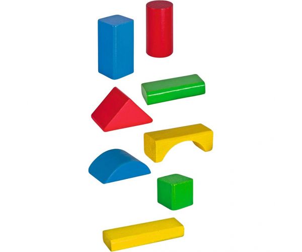 Eichhorn: Színes fakockák 50db-os szett - Simba Toys