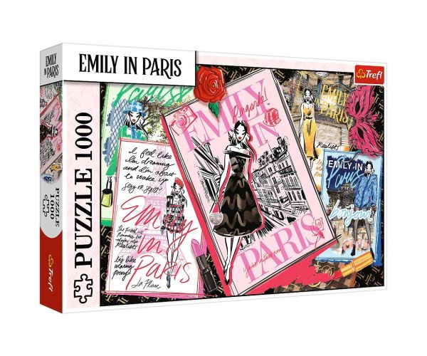 Emily Párizsban: Divat magazinok 1000db-os puzzle - Trefl