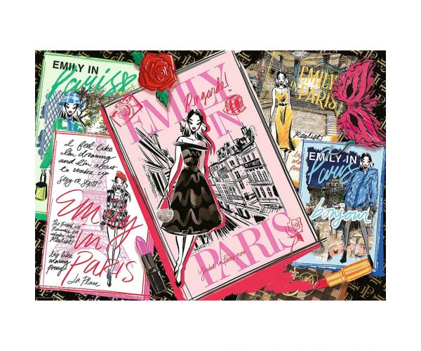 Emily Párizsban: Divat magazinok 1000db-os puzzle - Trefl