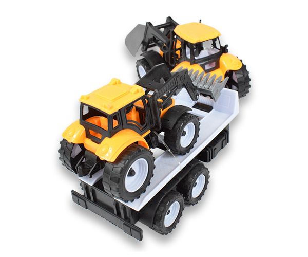 Engineering Truck: 2 részes traktor szett trélerrel és munkagéppel 46cm