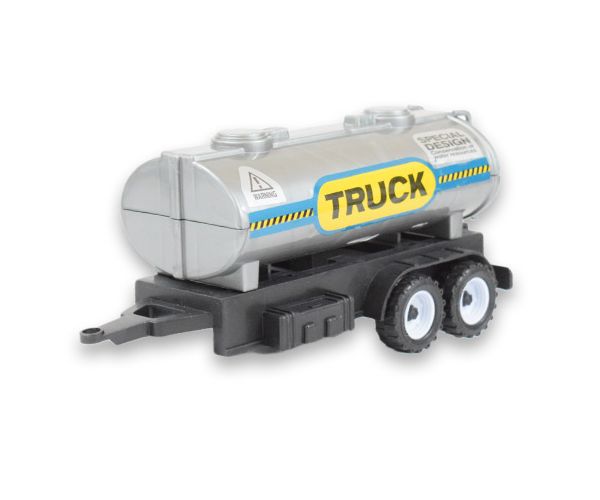 Engineering Truck: 2 részes munkagép szett traktorokkal, tartályos utánfutóval és hordóval