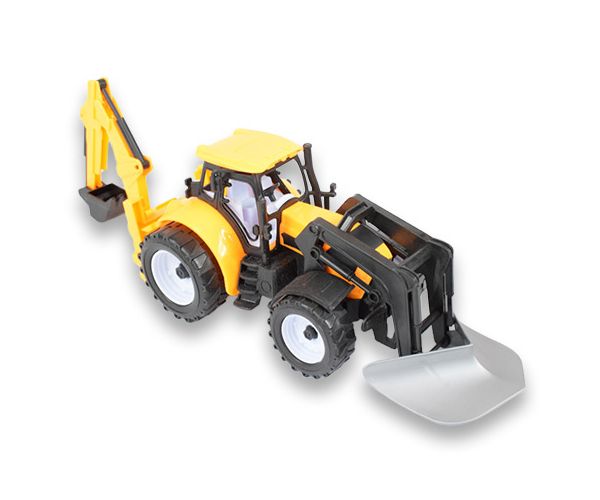 Engineering Truck: Kotrórakodó traktor munkagép kétféle változatban 39cm