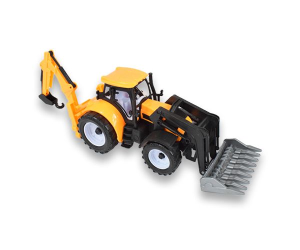 Engineering Truck: Kotrórakodó traktor munkagép kétféle változatban 39cm