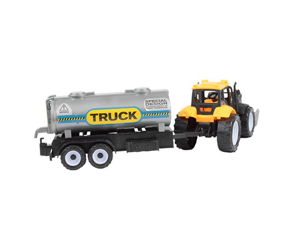 Engineering Truck: Tanker és utánfutós traktor szett 28cm