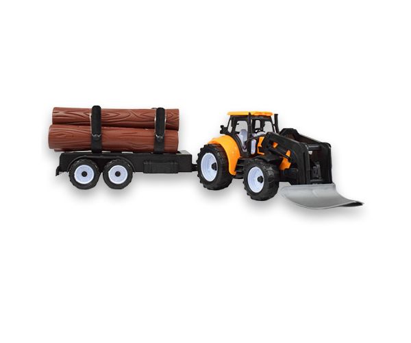 Engineering Truck: Rönkszállító traktor többféle változatban 43cm