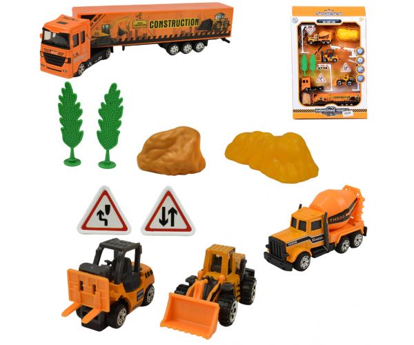 Engineering Vehicle: Építőipari járművek játékszett kiegészítőkkel