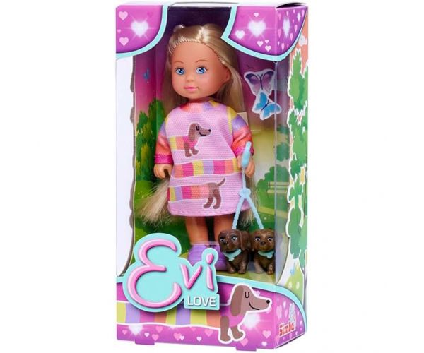 Evi Love: Évi baba két kiskutyussal - Simba toys