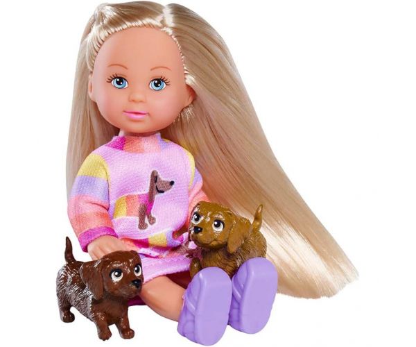 Evi Love: Évi baba két kiskutyussal - Simba toys