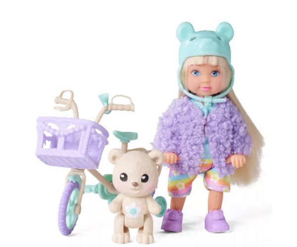 Evi Love: Teddy Bike – Kerékpáros játékszett - Simba Toys