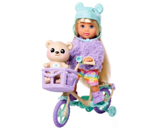 Evi Love: Teddy Bike – Kerékpáros játékszett - Simba Toys