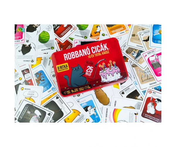 Robbanó cicák - 10 éves jubileumi kiadás társasjáték