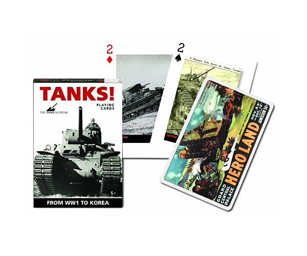 Exkluzív römi kártya - Tankos 1x55 lap - Piatnik