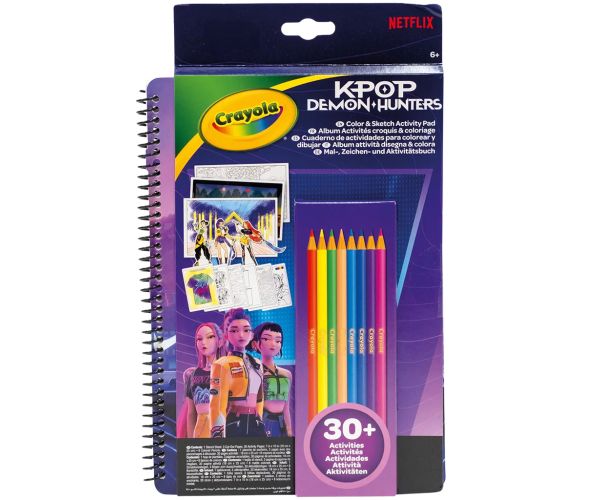Crayola: Farbiť a kresliť - K-Pop démoni lovci kreatív kresliaci a farbiaci set
