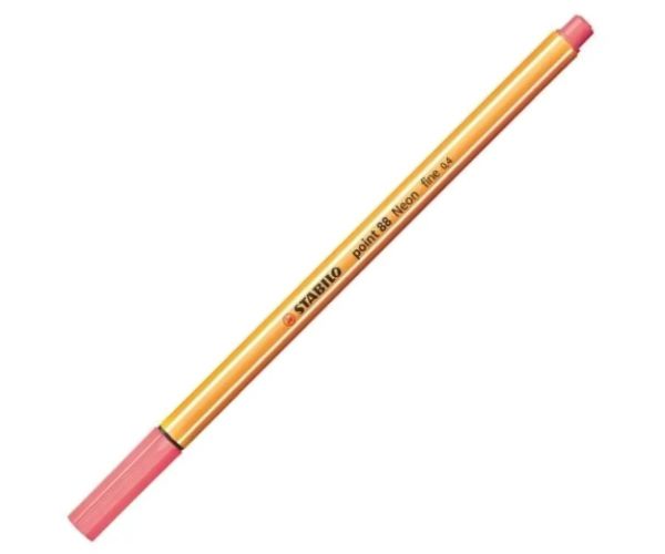Stabilo: Point 88 neónovo-červená fixka 0,4mm