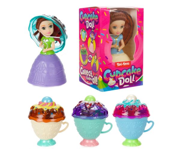 Cupcake prekvapenie bábika v rôznych variantoch 1ks