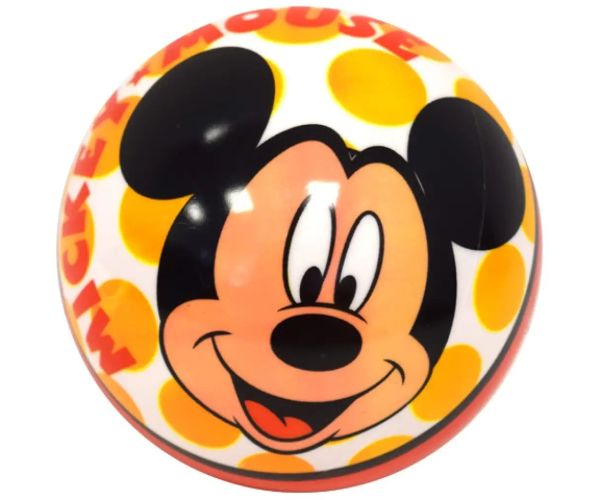 Mickey myšiak gumená lopta 14 cm dve verzie