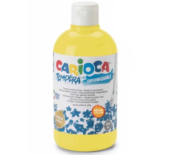 Neónovo-žltá tempera 500ml - Carioca