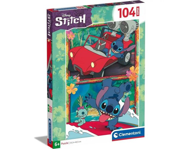 Disney Stitch 104 dielna Super puzzle - Clementoni
