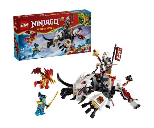 LEGO® Ninjago: Zilvar a Grimtak, drakobijec (71863)