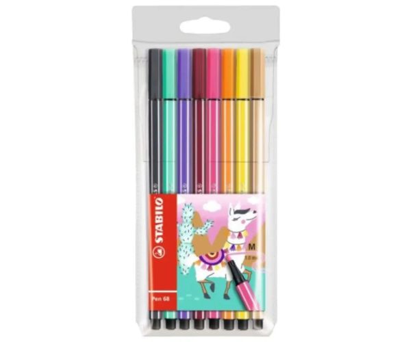 Stabilo: Pen 68 lama 8 dielny set farebných popisovačov