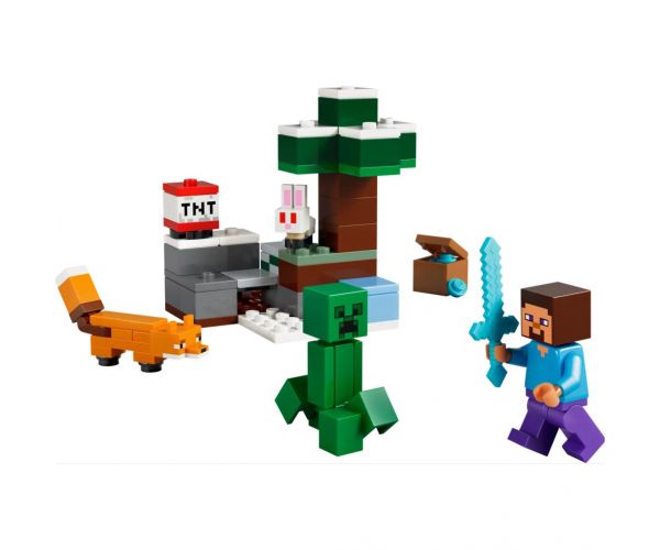 LEGO® Minecraft: Stevove dobrodružstvá v tajge (21583)