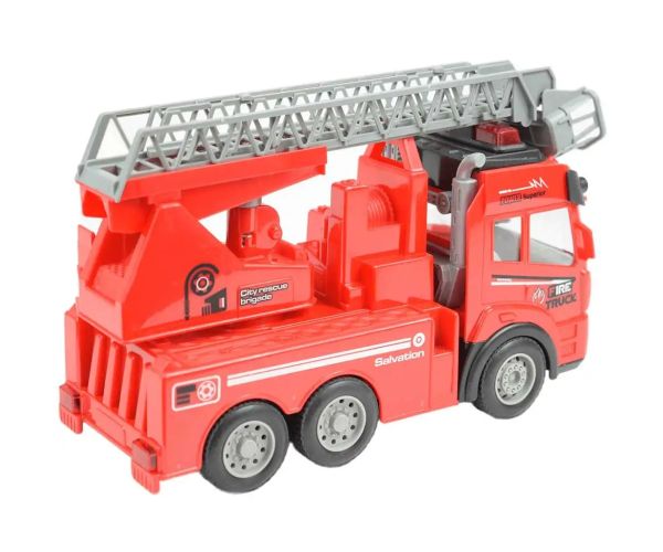 RC Hasičské vozidlo so zdvižným košom a svetelnými efektmi 1/48 27MHz 20cm