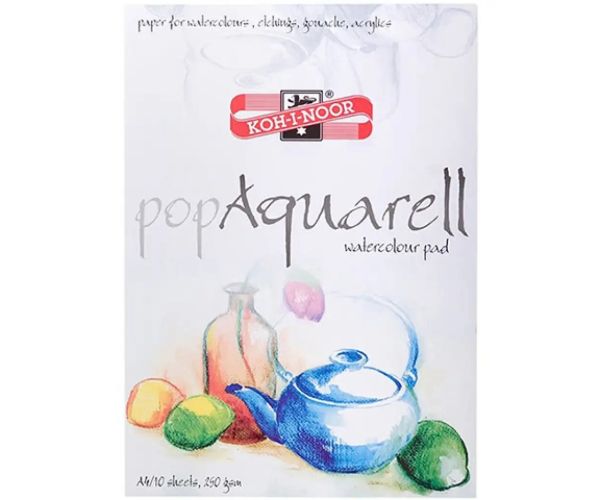 ICO: KOH 9920 Bezdrevný zošit na kreslenie Pop Aquarell A/4 10ks