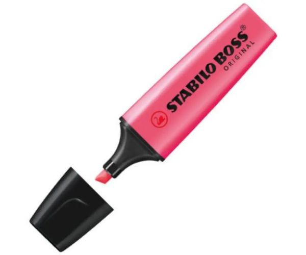 Stabilo: BOSS Original zvýrazňovač v ružovej farbe 2-5mm