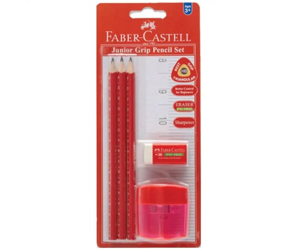 Faber-Castell: Grip Junior sada grafitových ceruziek - 3 ks