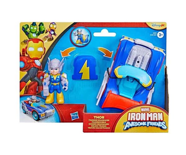 Marvel Iron Man a jeho úžasní priatelia - Thor a Thunder Roadracer vozidlo - Hasbro