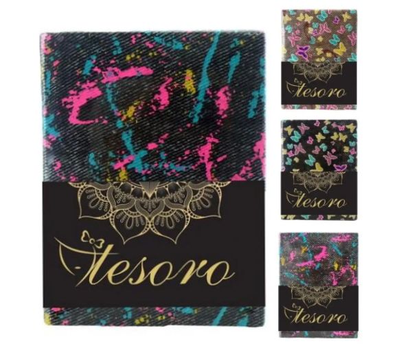Tesoro Fabric denník 20x14cm rôzne druhy