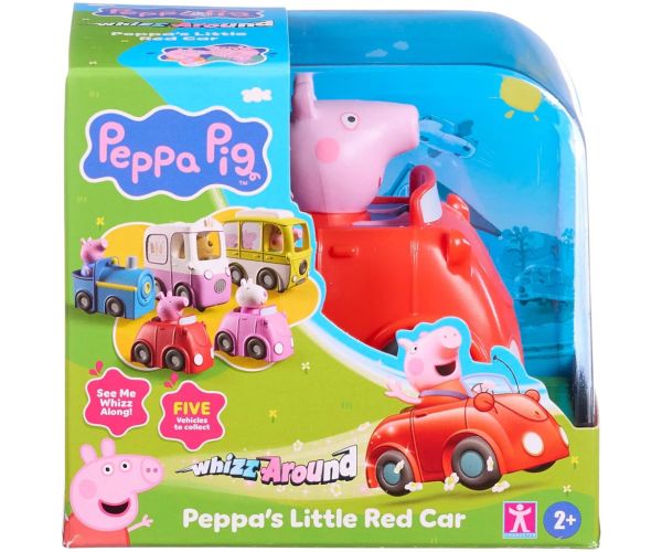 Whizz-Around Peppa prasiatko červené auto