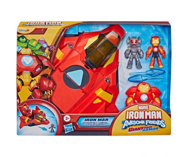 Marvel Iron Man a jeho úžasní priatelia - Obrovský armor Iron Jet herný set - Hasbro